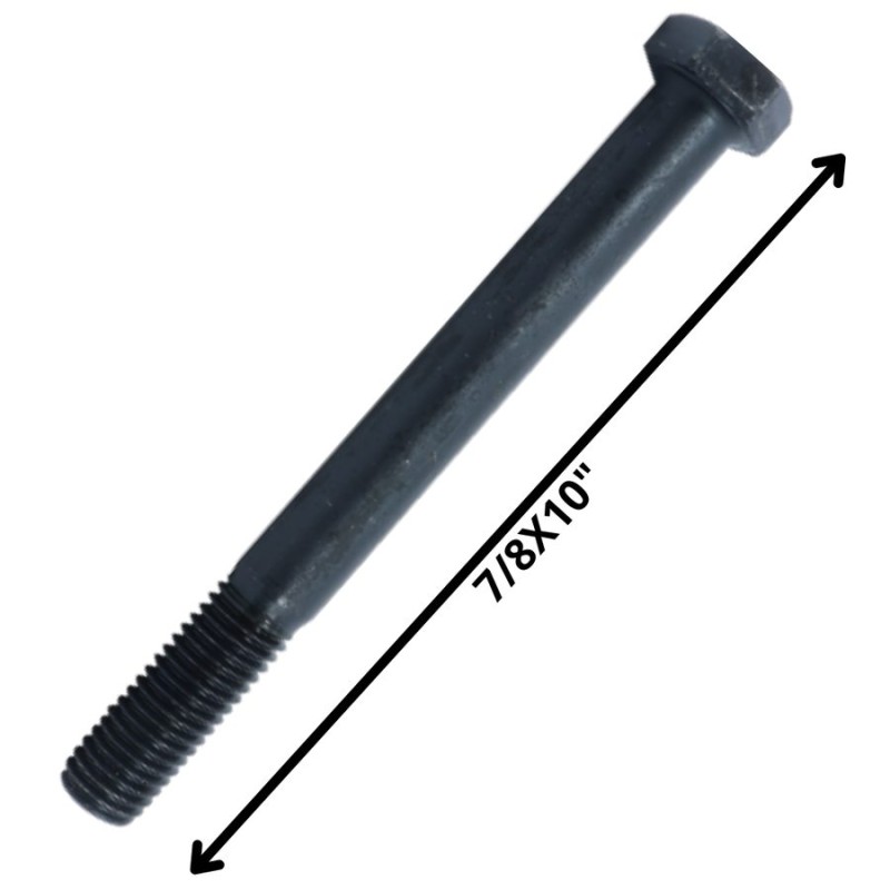 PERNO HEXAGONAL GRADO 2 HILO CTE 7/8 X 10 NEGRO