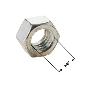 TUERCA HEXAGONAL ZINCADA 7/8"