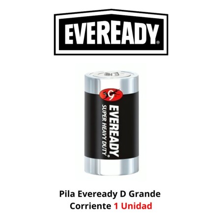 PILA EVEREADY D GRANDE CORRIENTE 1 UNIDAD