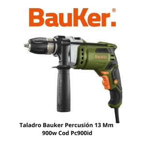 TALADRO BAUKER PERCUSION 13 MM 900W COD PC900ID