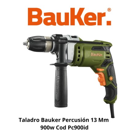 TALADRO BAUKER PERCUSION 13 MM 900W COD PC900ID