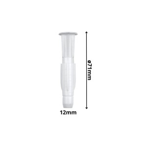 TARUGO PLASTICO TOX 12/71 MM