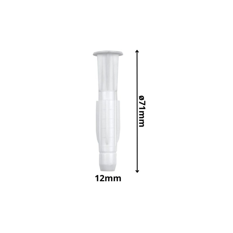 TARUGO PLASTICO TOX 12/71 MM