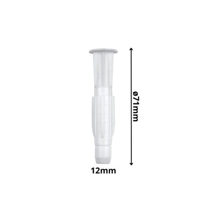 TARUGO PLASTICO TOX 12/71 MM