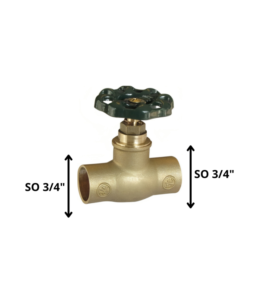 Llave Paso Economic So 3/4"