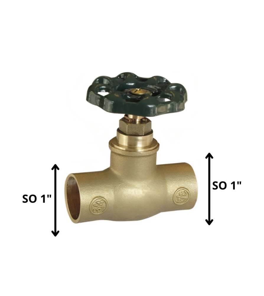 Llave Paso Compacta So 1"