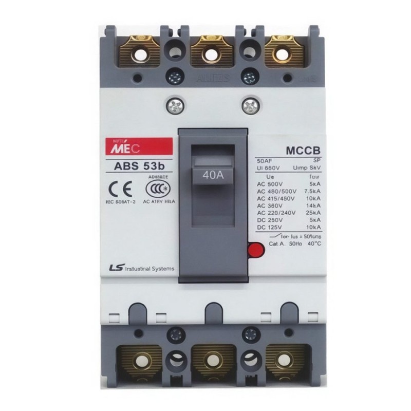 INTERRUPTOR AUT MEC TERMOMAG MCCB LS ABH53b 50A 3P