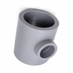 Tee Polifusion Reduccion 75x40x75 Mm - Socodima.cl