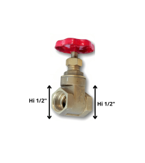 Llave Paso Compuerta Hi/hi 1/2