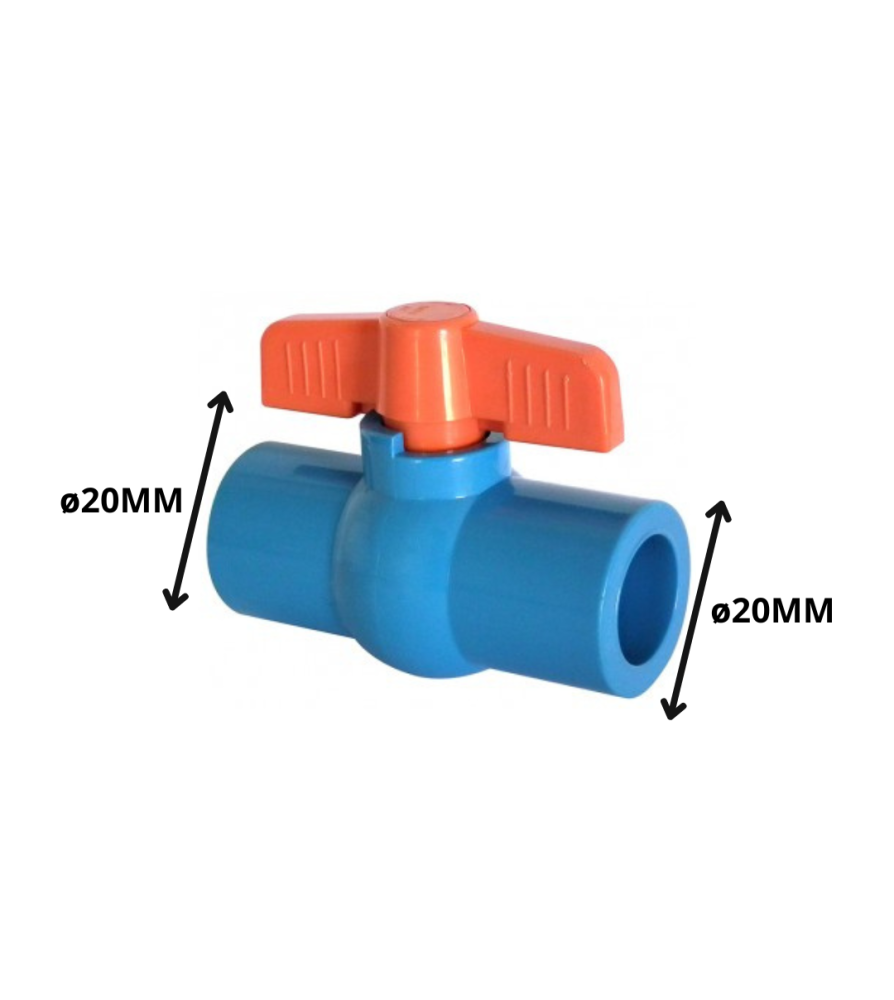 Llave Valvula Compacta 20 Mm Cementar 60886