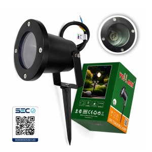 FOCO ESTACA VELLMAX GU10 LUZ CALIDA 220 V-GL-2801
