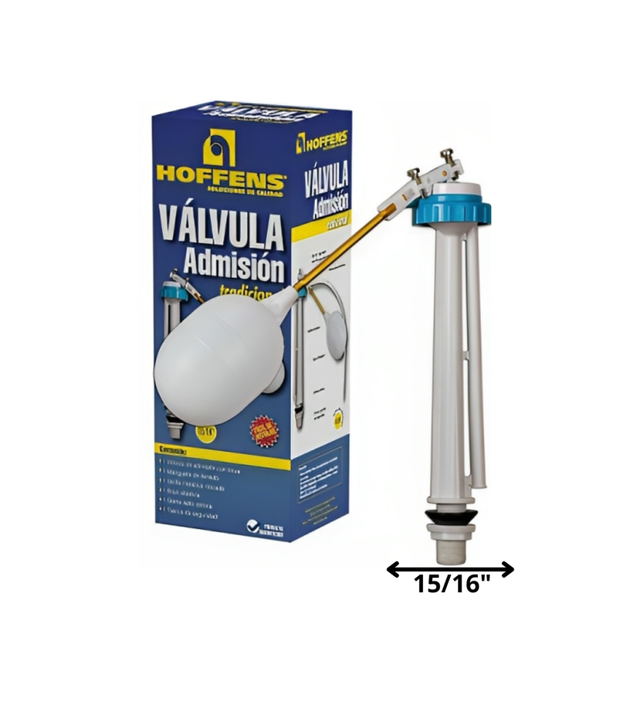 Valvula Admision Hoffens Estanque Wc Tradicional 1