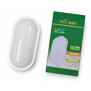 LAMPARA LED TORTUGA 6500K 15W OVALADO BLANCO