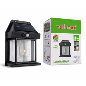 APLIQUE SOLAR VELLMAX CON FILAMENT 10W V-WALL-9301