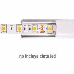 CANALETA PERFIL CINTA LED 2 MT 17X07 TM-AP 1707
