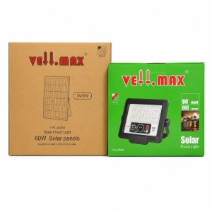 FOCO PROYECTOR LUMINARIA LED 60 W SOLAR CON CONTROL