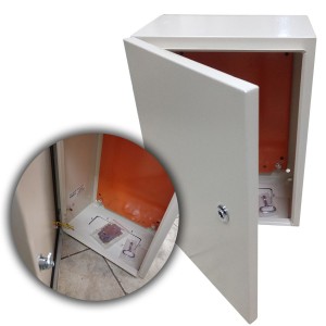 GABINETE METALICO 1 PUERTA 400X300X200