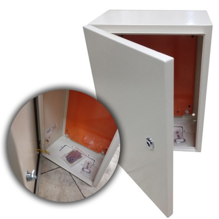 GABINETE METALICO 1 PUERTA 400X300X200