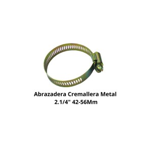 ABRAZADERA CREMALLERA METAL 21/4" 2 42-56 MM