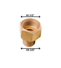 Bushing Bronce He Hi 3/8x1/2