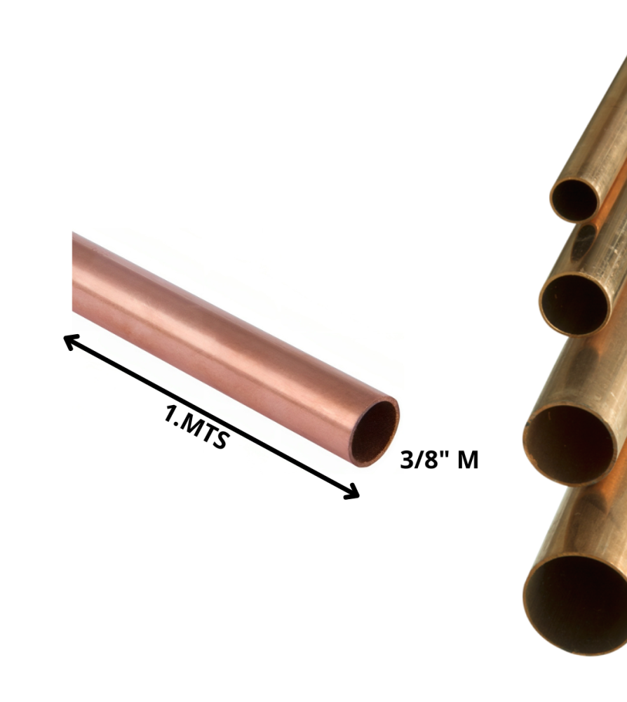 Caneria Cobre Recta Tipo M 3/8" Mt