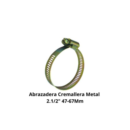 ABRAZADERA CREMALLERA METAL 21/2" 3A 47-67 MM