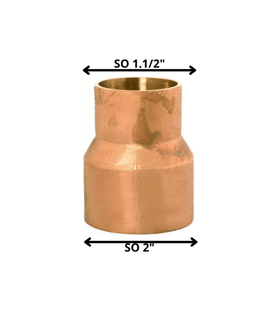 Copla Bronce So So 1 1/2"x 2"