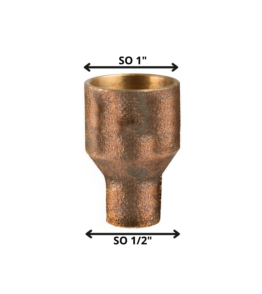 Copla Bronce So So 1 X 1/2"