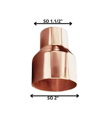 Copla Estampada Cu 2 X 1 1/2"