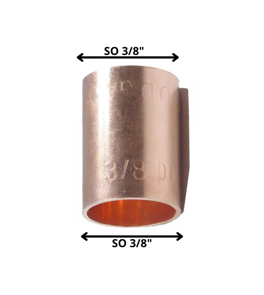 Copla Estampada Cu 3/8