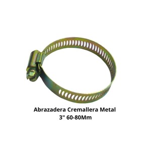ABRAZADERA CREMALLERA METAL 3" 3B 60-80 MM