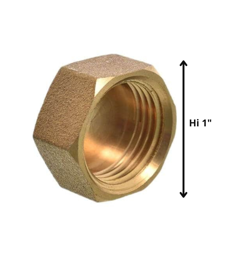 Tapa Gorro Hi 1" Bronce