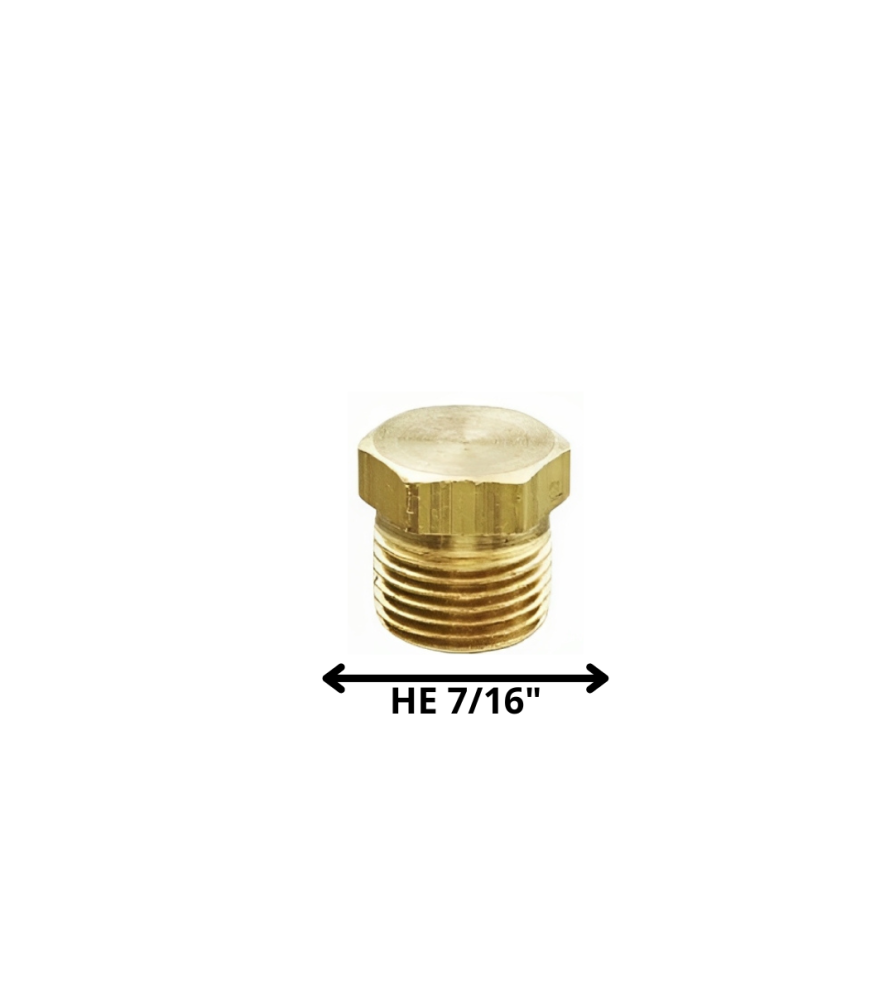 Tapa Tornillo 7/16" P/tee De Regulador 45 Kg Tapt4