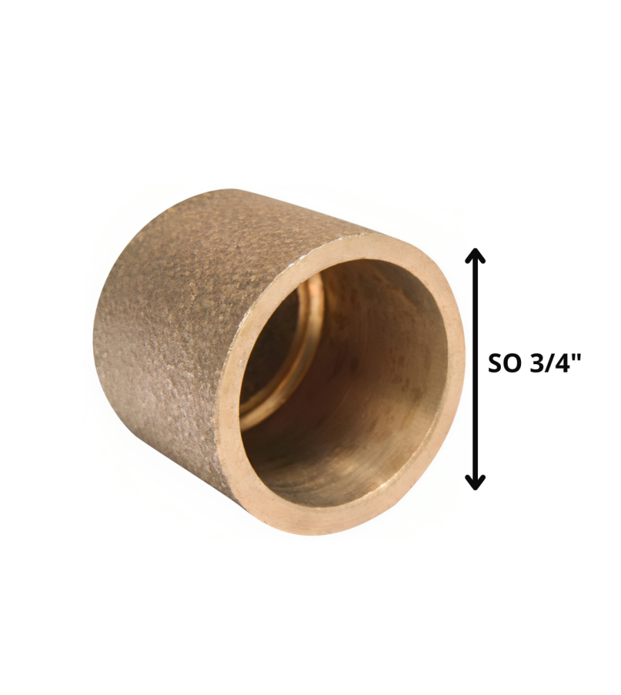 Tapagorro Bronce 3/4"