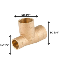Tee Bronce So So So 3/4 X...