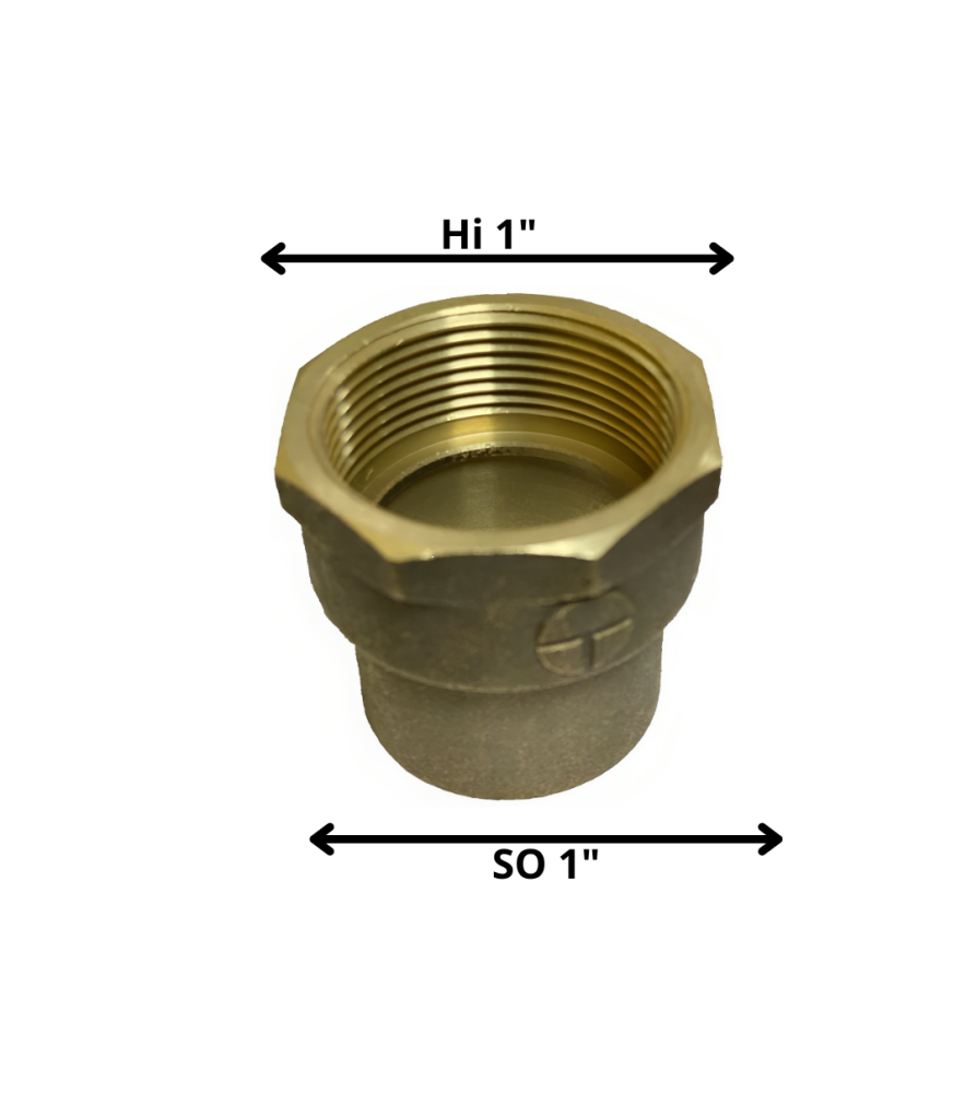 Terminal Bronce So Hi 1"
