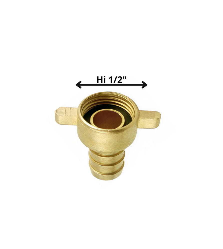 Union Llave Bronce 1/2"