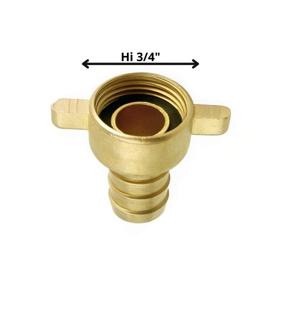 Union Llave Bronce 3/4"