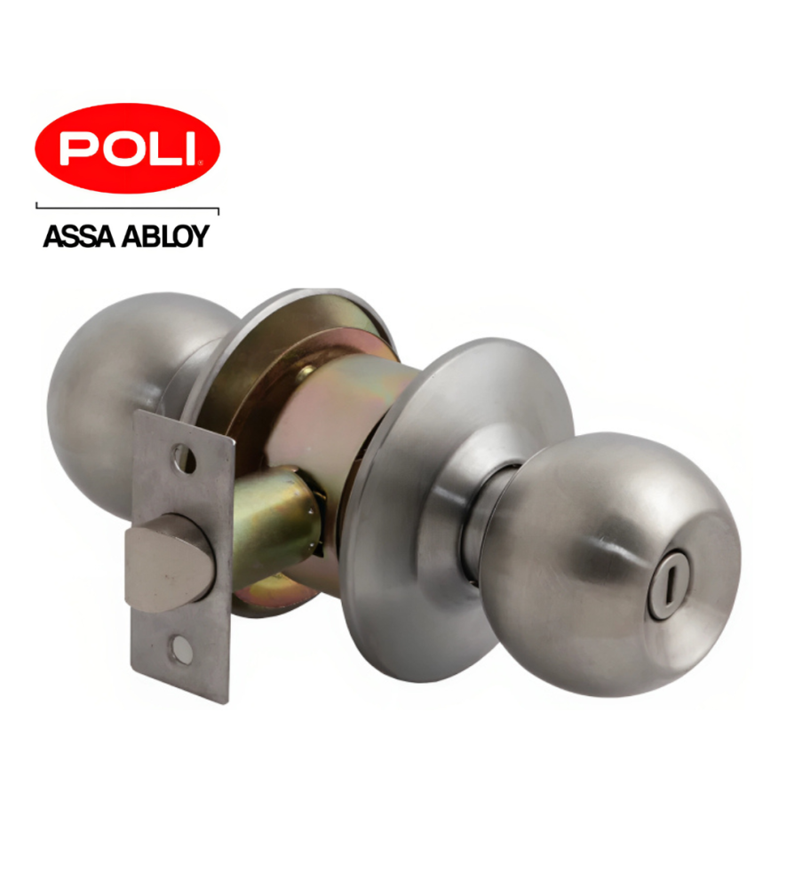 Cerradura Poli Sfera 11204 Bano Dormito Inox Bt 11