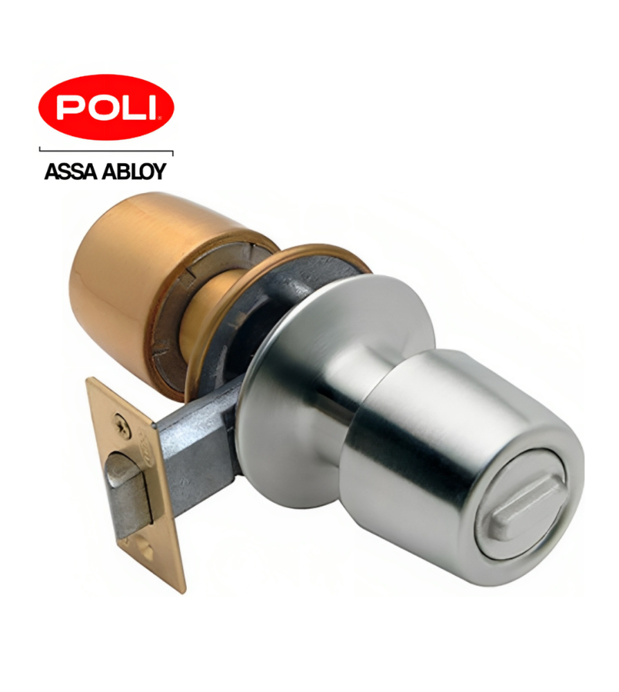 Cerradura Poli Urbano Bano Cr-br 14102 Cod 141031