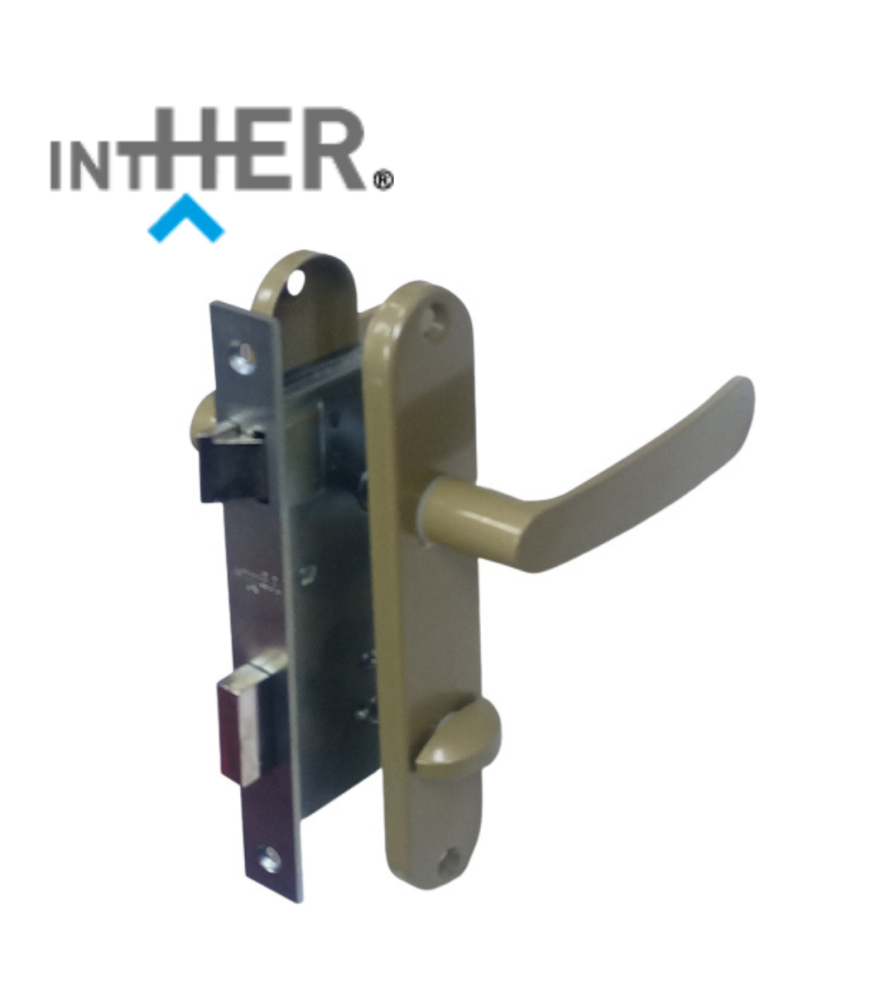 Cerradura Inther Dorm Clasica Bano C/segur 22 Caja