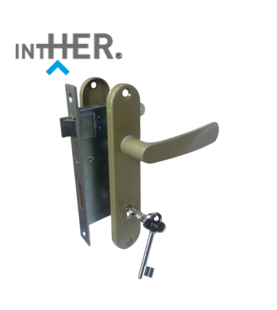 Cerradura Inther Dorm Clasica Llave Paleta 22 Caja