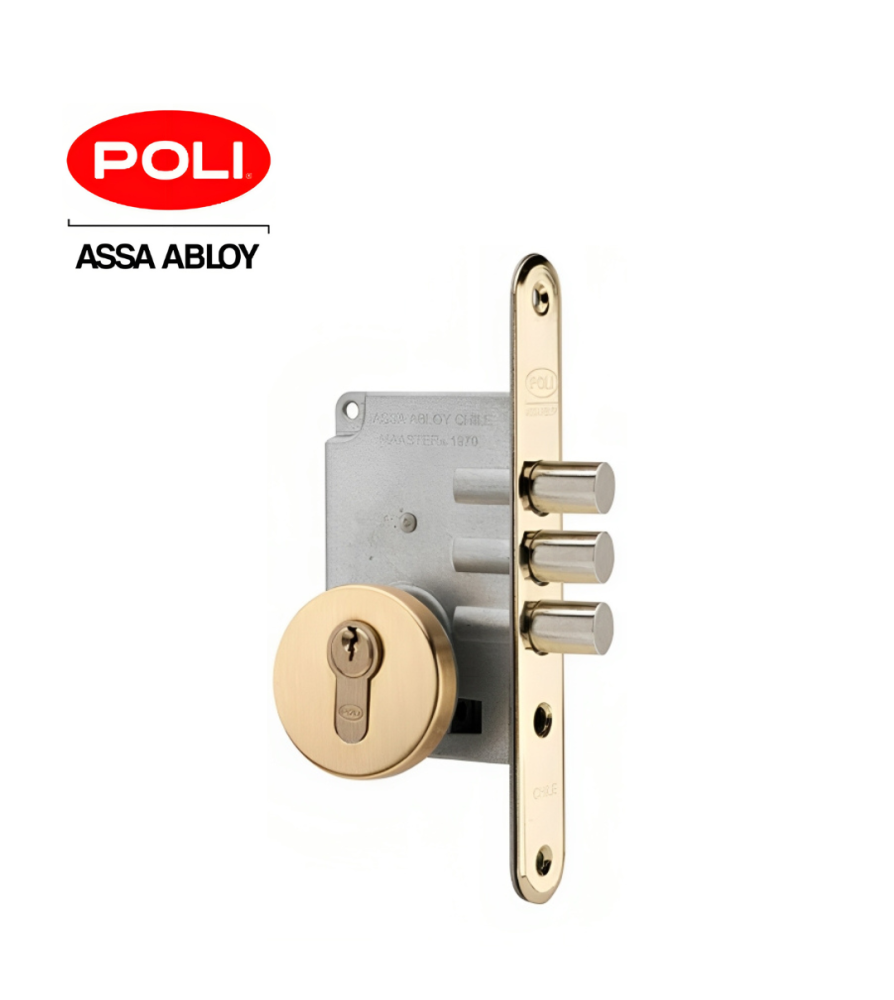 Cerradura Poli Seguridad Cerrojo 1970 Bs Cod 10242