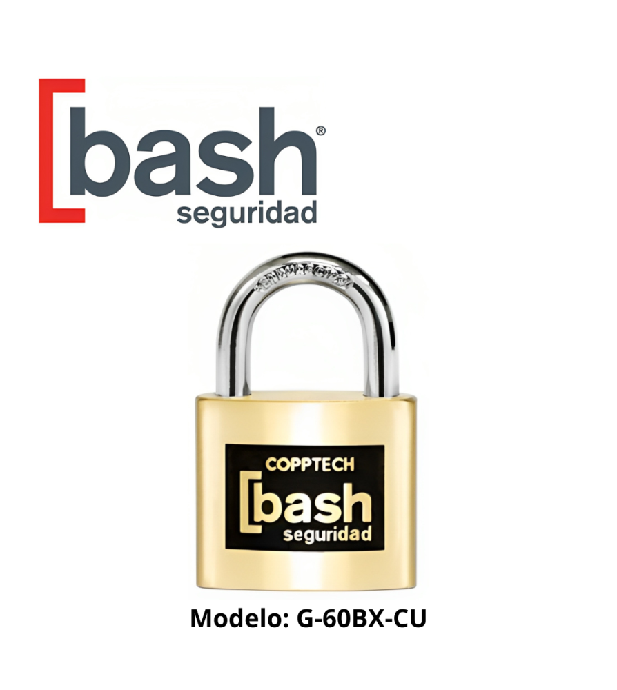 Candado Bash Bronce Forjado 60mm
