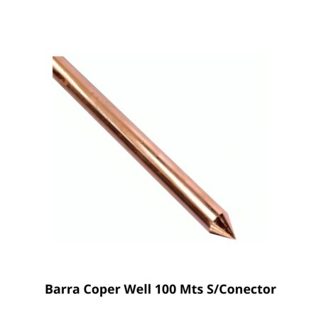 BARRA COPER WELL 100 MTS S/CONECTOR