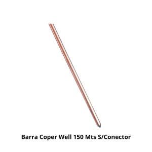 BARRA COPER WELL 150 MTS S/CONECTOR