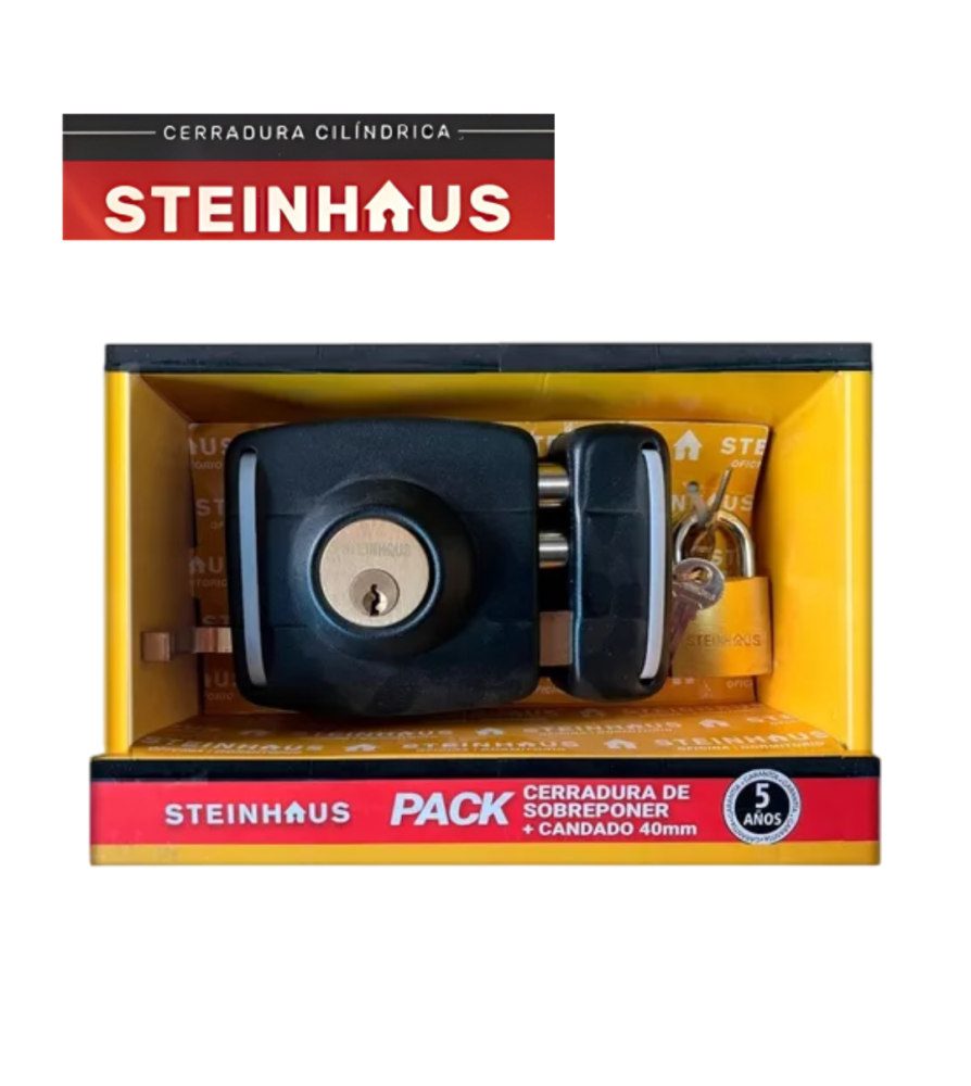 Cerradura Steinhaus Kit Mod 200 + Candado 40