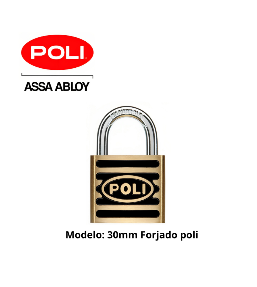 Candado Poli Forjado 30 Mm P330