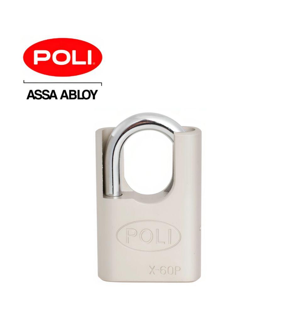 Candado Poli Niquel Satin Con Hombros 60 Mm 157251