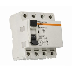 DIFERENCIAL MERLIN GERIN MULTI 9, 4 POLOS 25 AMP